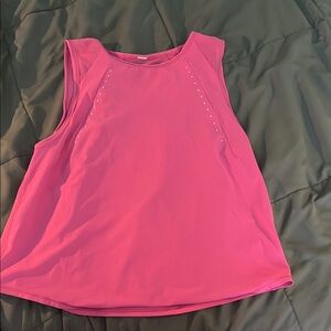 Women's Pink Sleeveless Top